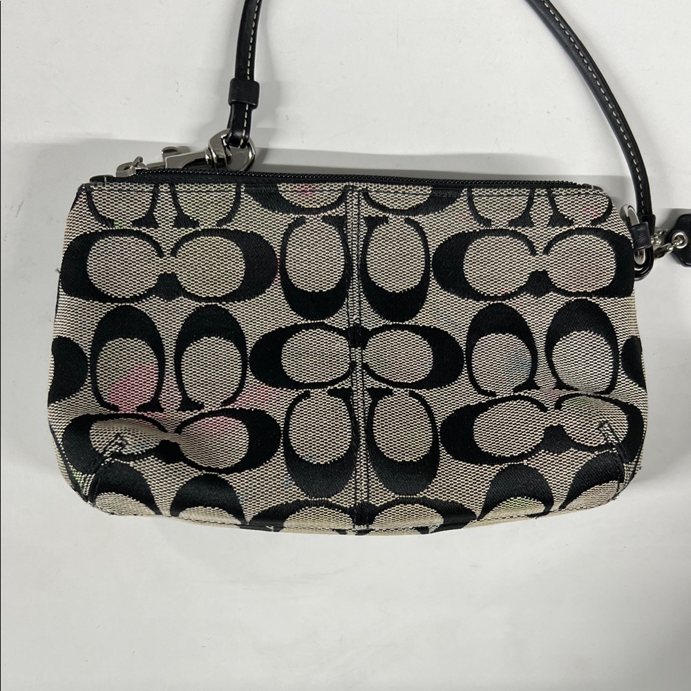 Coach Monogram Turnlock Clutch - Picture 5 of 12